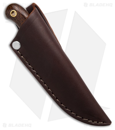 LT Wright Knives Patriot Fixed Blade Brown Burlap Micarta (2.6" Satin O1)