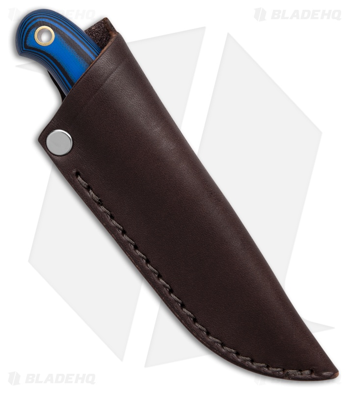 LT Wright Knives Patriot Fixed Blade Knife Matte Black/Blue G-10 (2.5" Satin)