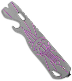 Lynch Northwest All Access Pass D1.1 Prybar Pink Anodized Dagger Donut Ti 4"