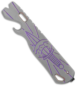 Lynch Northwest All Access Pass D1.1 Prybar Purple Anodized Dagger Donut Ti 4"