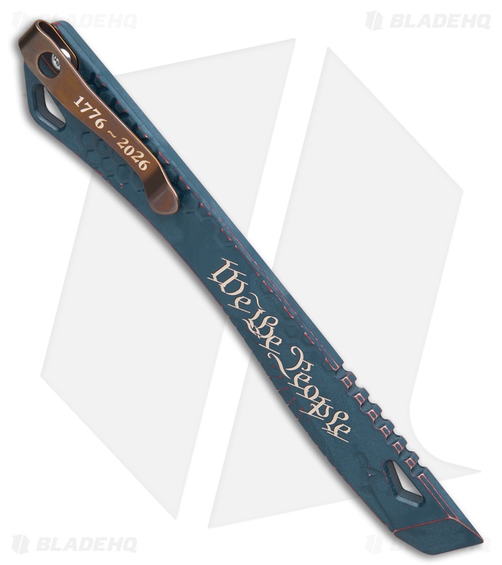 Lynch Northwest v1.5 IWK Beekeeper Prybar Patriot Blue Ti 6.25"