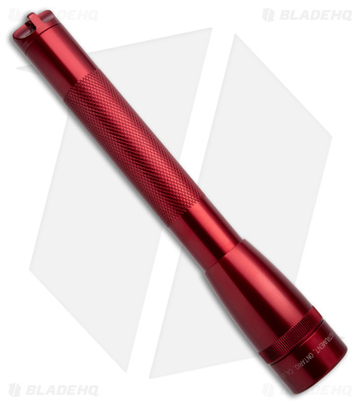 Mag-Lite Mini Maglite 2 AA Cell LED Flashlight Red (127 Lumens) w/ Belt Holster