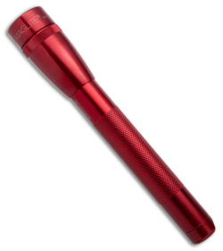 Mag-Lite Mini Maglite 2 AA Cell LED Flashlight Red (127 Lumens) w/ Belt Holster