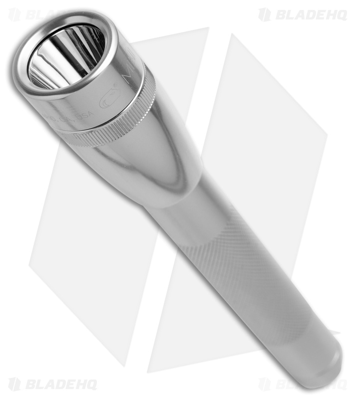 Mag-Lite Mini Maglite 2 AA Cell LED Flashlight Silver (77 Lumens) w/Belt Holster