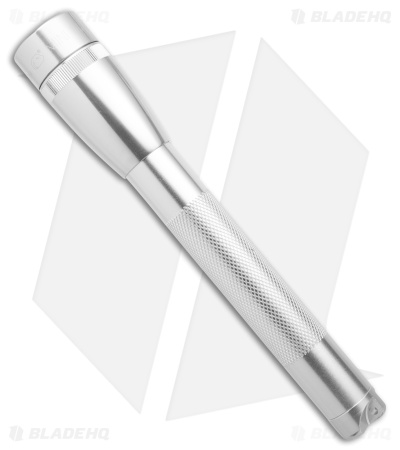 Mag-Lite Mini Maglite 2 AA Cell LED Flashlight Silver (77 Lumens) w/Belt Holster