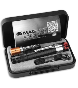 Mag-Lite Solitaire Red LED Flashlight 1 AAA Cell Black (47 Lumens)