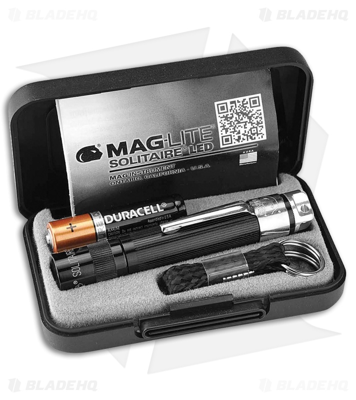 Mag-Lite Solitaire White LED Flashlight 1 AAA Cell Black (47 Lumens)