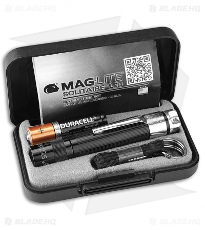 Mag-Lite Solitaire White LED Flashlight 1 AAA Cell Black (47 Lumens)