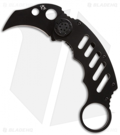 Mantis MK-IVX Midnight Karambit Knife (2" Black)