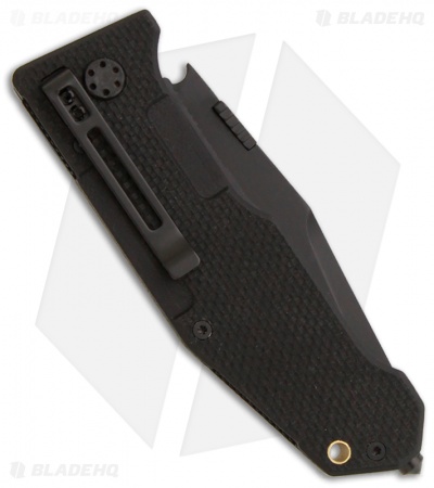 Mantis Folding Pry Knife Folder (3.25" Black Serr) MT-7.2AS