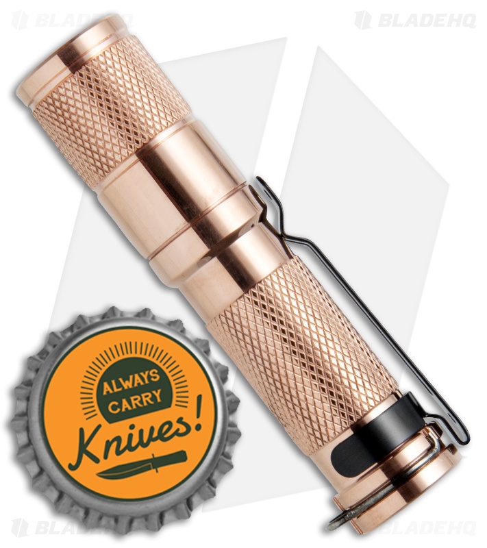 Maratac CR123 Rev 3 Copper Flashlight