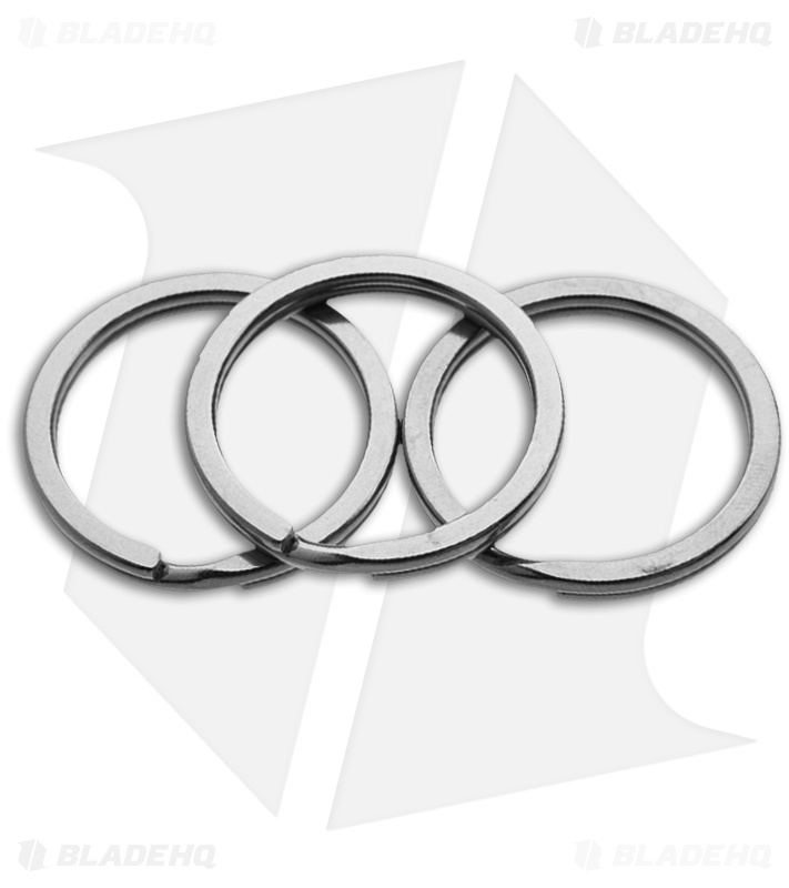 35mm Titanium Split Rings (Set of 3) Key Rings
