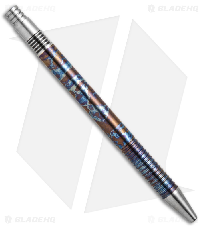 Matthew Martin Tactical 375 Series Flame Titanium Click Pen