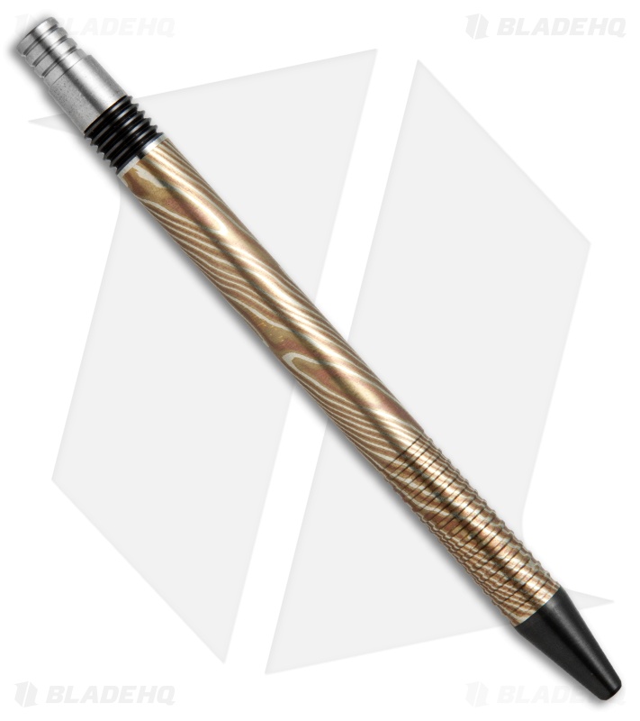 Matthew Martin Tactical 375 Series Mokume/Zirconium Click Pen