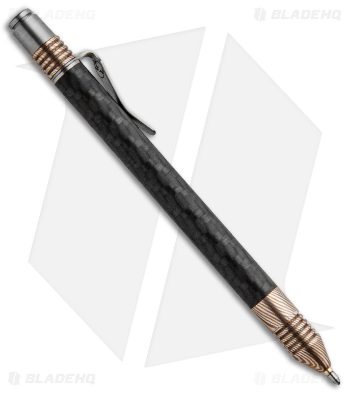 Matthew Martin Tactical 375 Series Mokume 2/CF Click Pen