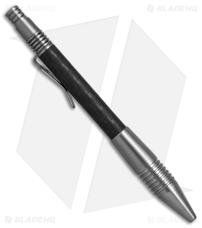 Matthew Martin Tactical 400 Series Grooved Click Pen (Ti/CF)