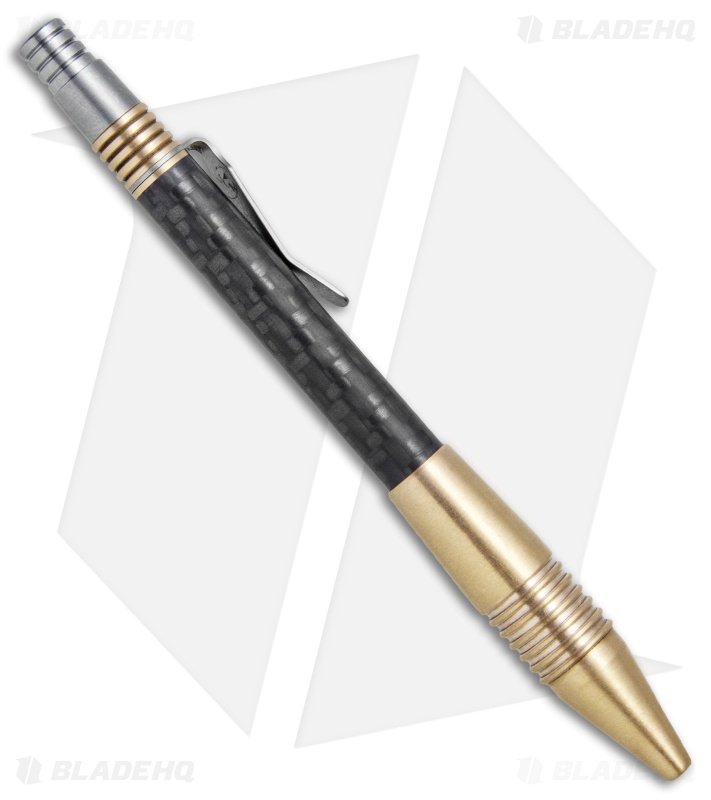 Matthew Martin Tactical 400 Series Grooved Click Pen (Bronze/CF) 400BCF