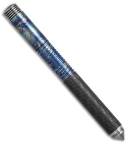 Matthew Martin Tactical 500 Series Flamed Titanium Pen (Carbon Fiber)