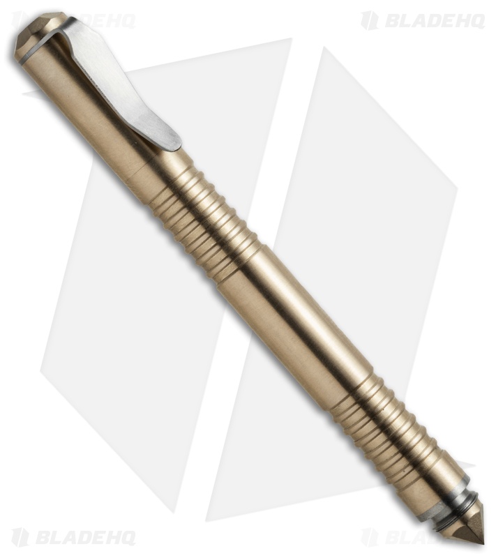 Matthew Martin Tactical 500 Series Faceted Brass Pen S500B-1