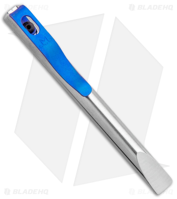 Maverick Customs 4" Round Titanium Pocket Pry Bar Tool - Polished