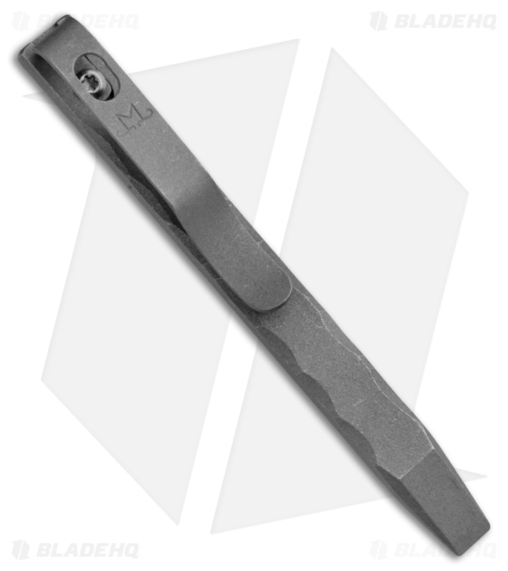 Maverick Customs 4" Slim Titanium Pocket Pry Bar Tool - Rock Stonewash