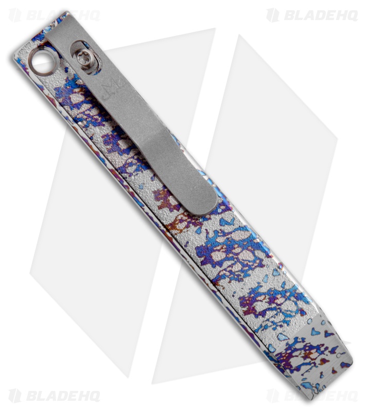 Maverick Customs 4" Titanium Pocket Pry Bar Tool - Bright Nebula
