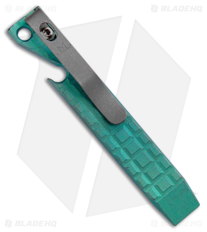 Maverick Customs 4" Titanium Pocket Pry Bar Tool - Frag Green/Bronze