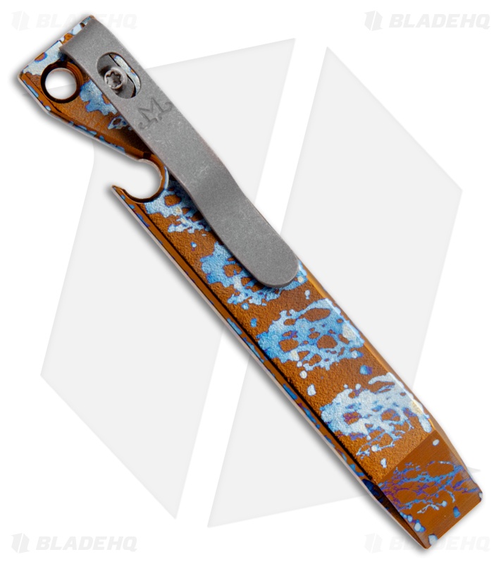 Maverick Customs 4" Titanium Pocket Pry Bar Tool - Nebula