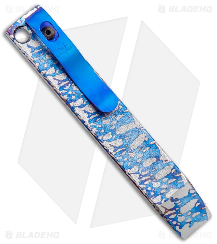 Maverick Customs 4" Titanium Pocket Pry Bar Tool - Quasar Ano