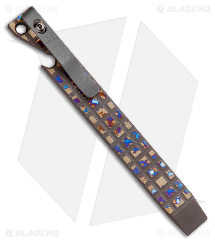 Maverick Customs 5.25" Titanium Pocket Pry Bar Tool - Frag Nebula