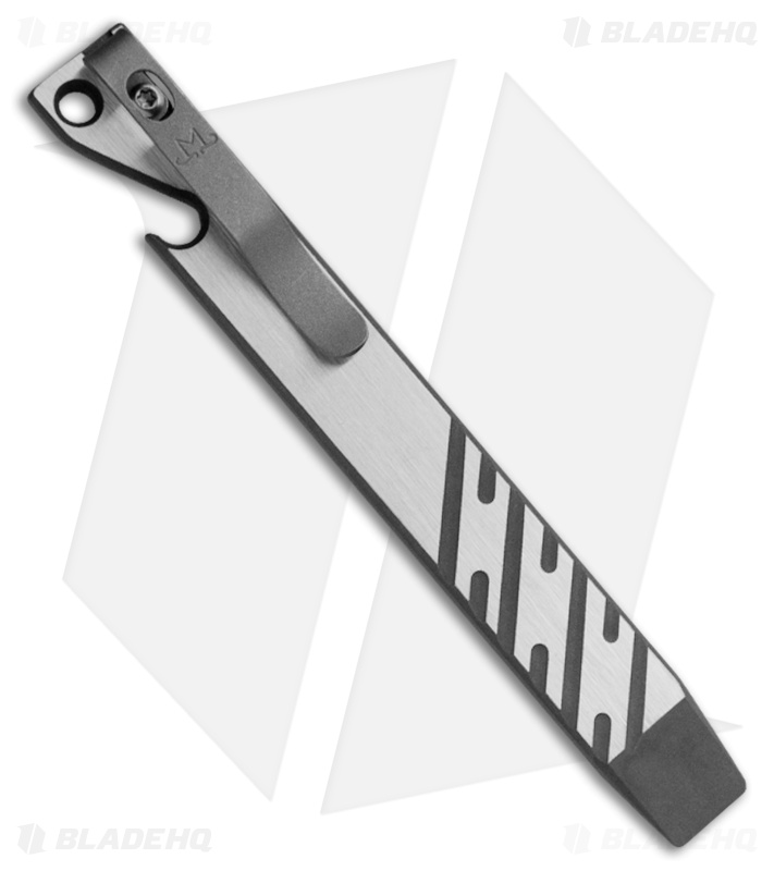 Maverick Customs 5.25" Titanium Pocket Pry Bar Tool - Machined Tuxedo