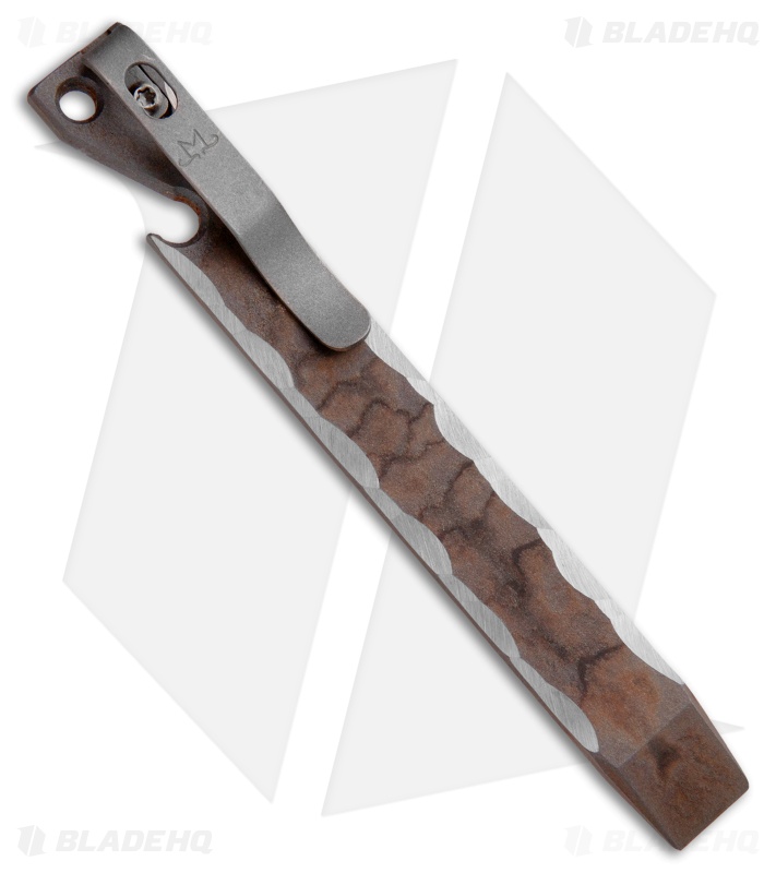 Maverick Customs 5.25" Titanium Pocket Pry Bar Tool - Vulcan Rock
