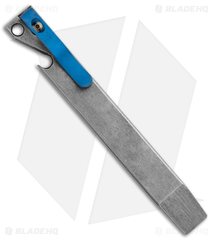 Maverick Customs 5.5" 5160HC Pocket Pry Bar Tool - Stonewash/Blue