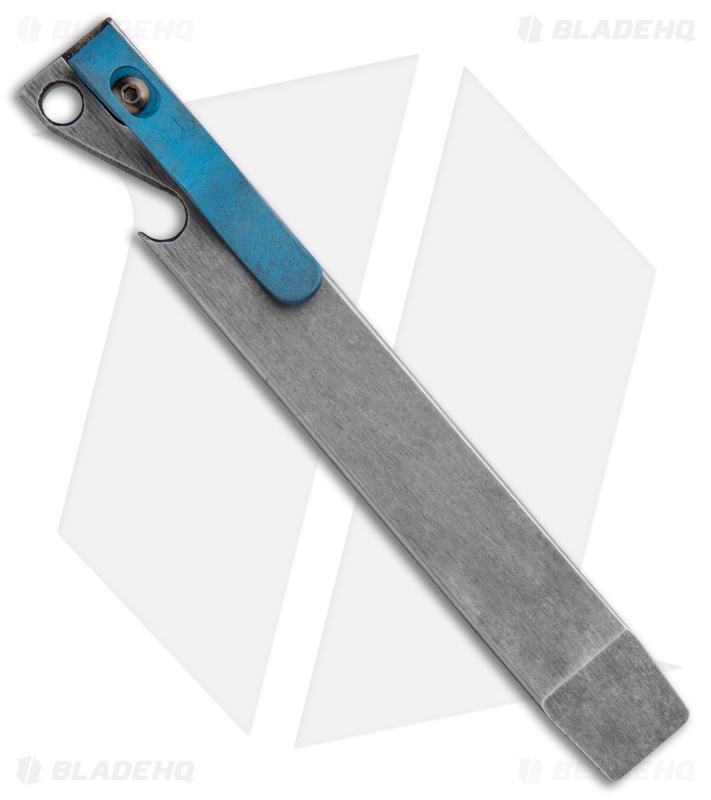 Maverick Customs 5" 1080HC Pocket Pry Bar Tool - Stonewash/Blue