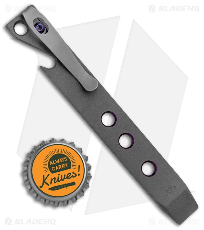 Maverick Customs 5" Titanium Pocket Pry Bar Tool - Shot Placement 