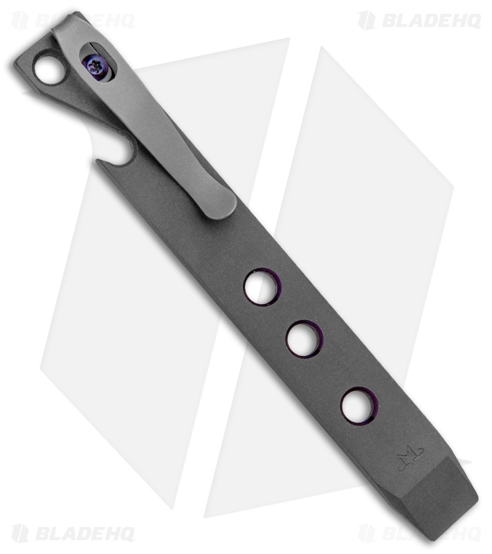 Maverick Customs 5" Titanium Pocket Pry Bar Tool - Shot Placement 