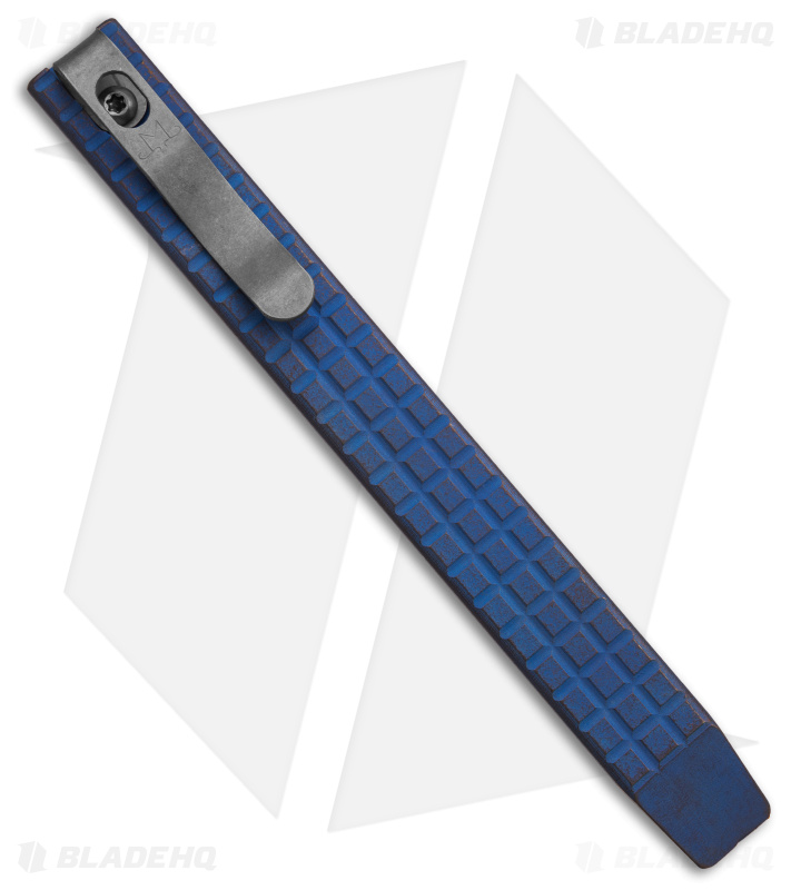Maverick Customs 5.25" Slim Ti Pocket Pry Bar Tool - Blue Frag