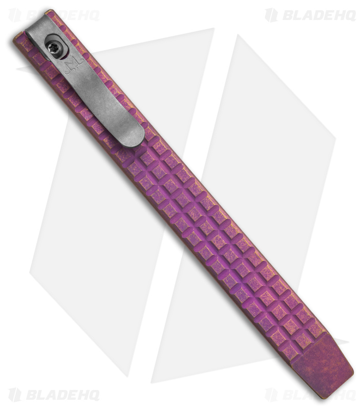 Maverick Customs 5.25" Slim Ti Pocket Pry Bar Tool - Pink Frag