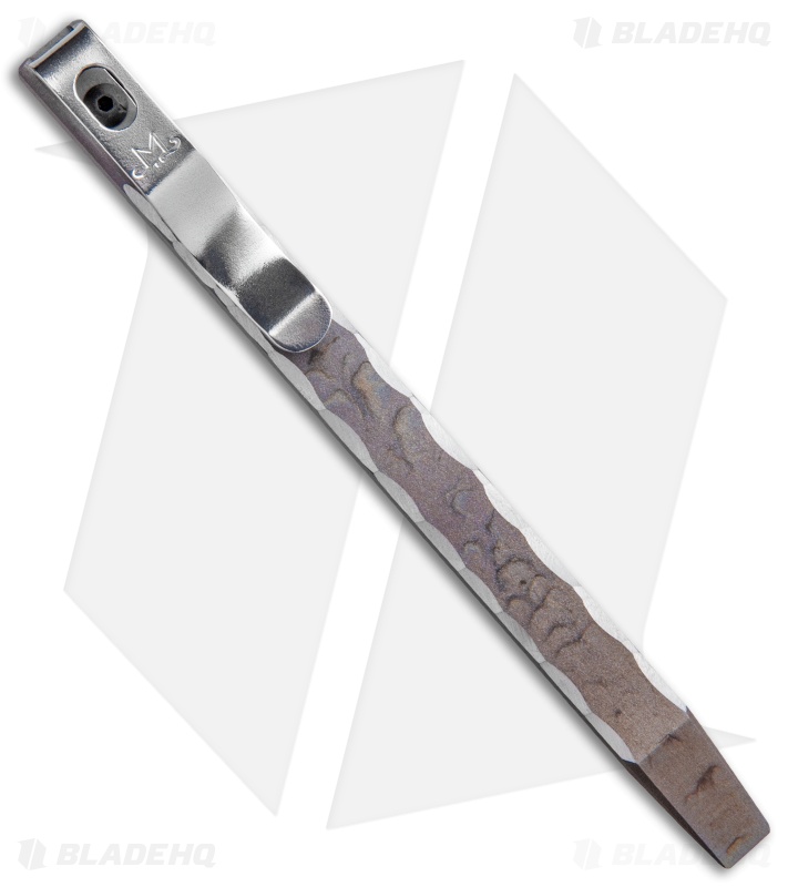 Maverick Customs 5" Slim Titanium Pocket Pry Bar Tool - Rock Sides Vulcan