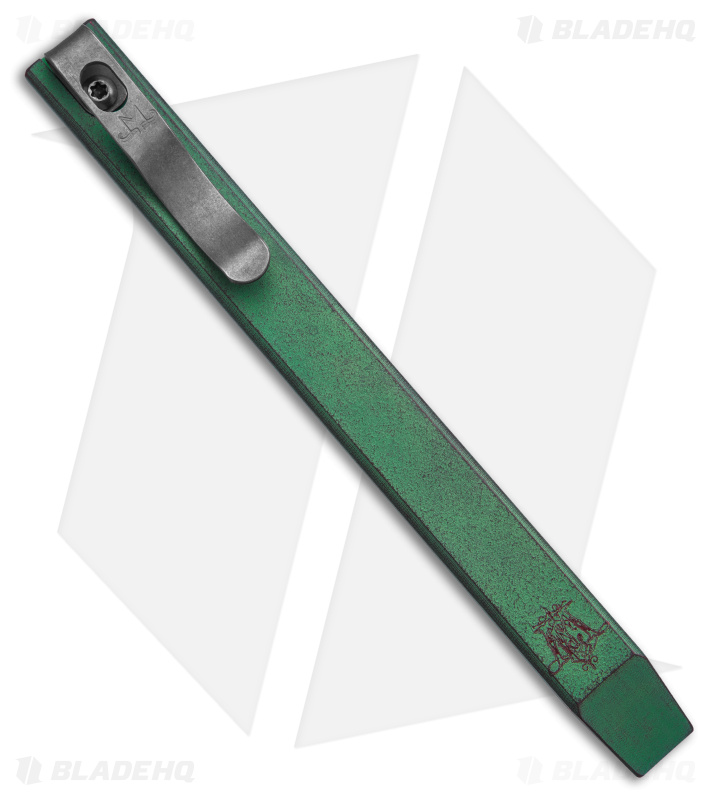 Maverick Customs 5.25" Slim Ti Pocket Pry Bar Tool - Green