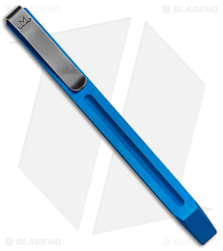 Maverick Customs 5.25" Titanium Pocket Pry Bar Tool - Blue Fuller