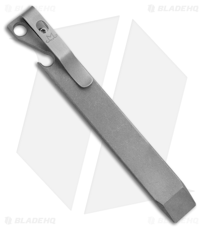 Maverick Customs 5" Titanium Pocket Pry Bar Tool - Stonewash