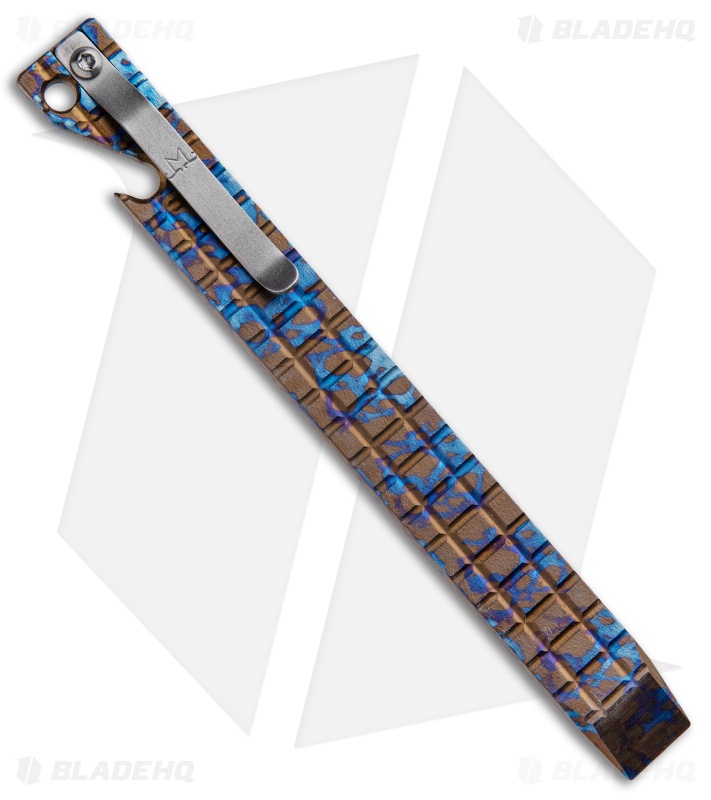 Maverick Customs 6" Titanium Pocket Pry Bar Tool - Frag Nebula