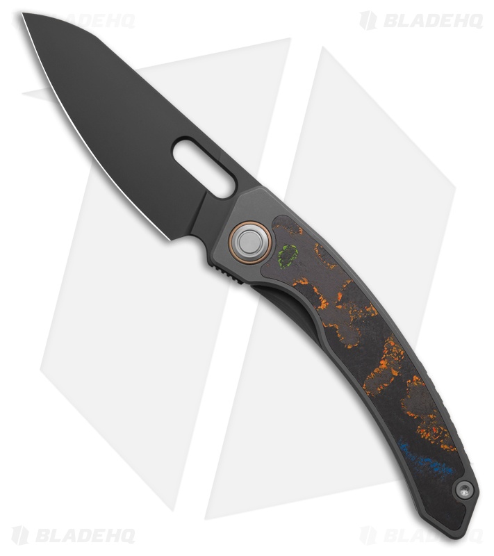Maxace Black Mirror Knife Titanium/80's CamoCarbon | Black