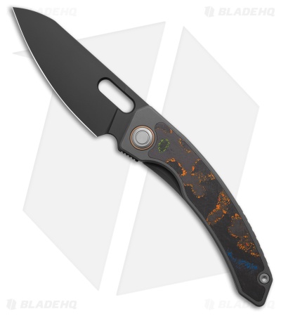 Maxace Black Mirror Knife Titanium/80's CamoCarbon | Black