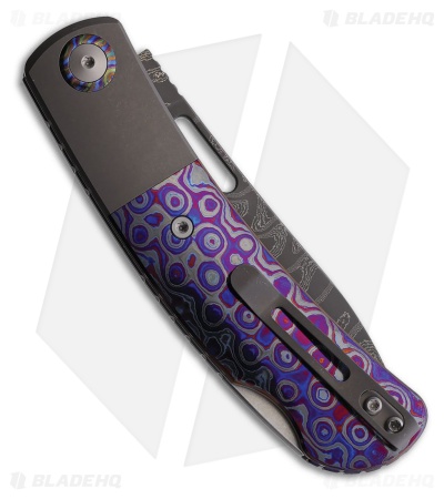 Maxace Knives Beetle 2 Lockback Knife Ziramascus (3.5" Damascus)