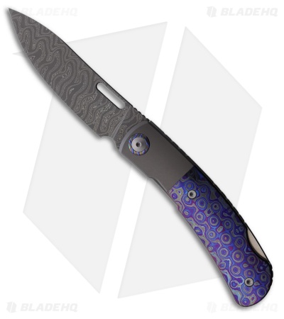 Maxace Knives Beetle 2 Lockback Knife Ziramascus (3.5" Damascus)