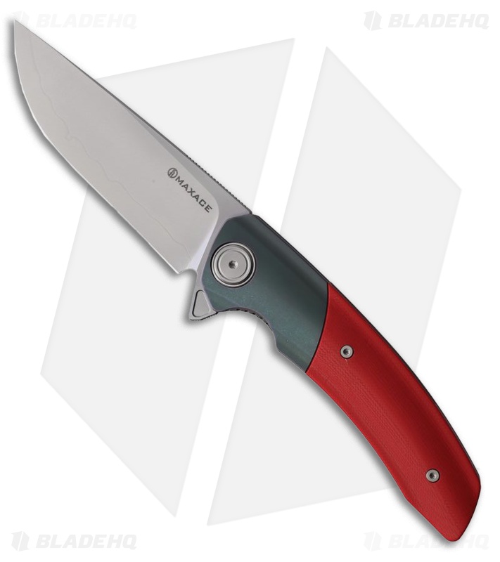 Maxace Knives Mamba Knife Red G-10 Bead Blast