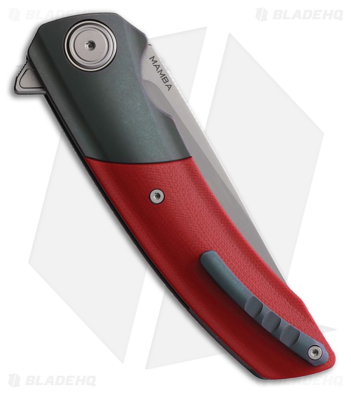 Maxace Knives Mamba Knife Red G-10 Bead Blast