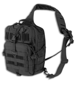 Maxpedition Malaga Gearslinger Black Shoulder Pack Hydration Bag 0423B